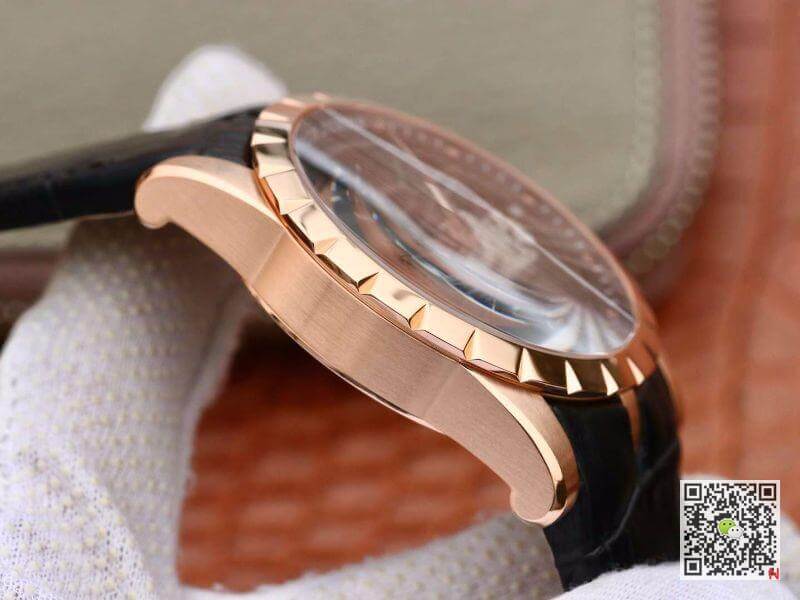 Replica Roger Dubuis Excalibur RDDBEX0392 1:1 Best Edition Swiss Tourbillon Black Leather Strap