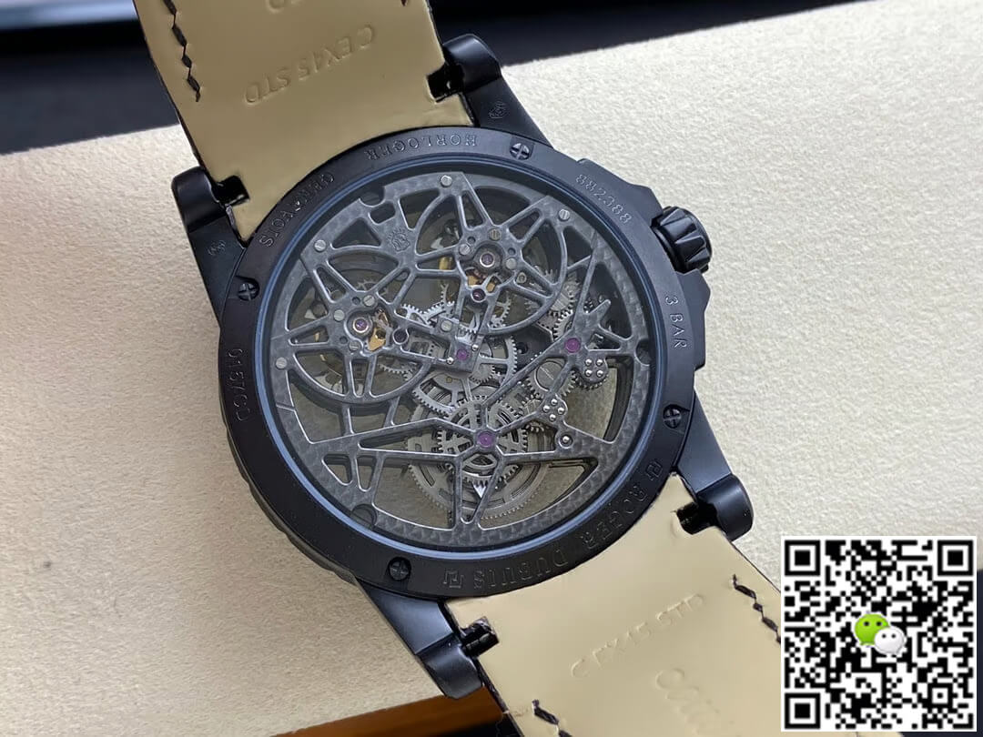 Replica Roger Dubuis Excalibur RDDBEX0364 1:1 Best Edition YS Factory Tourbillon Skeleton Dial