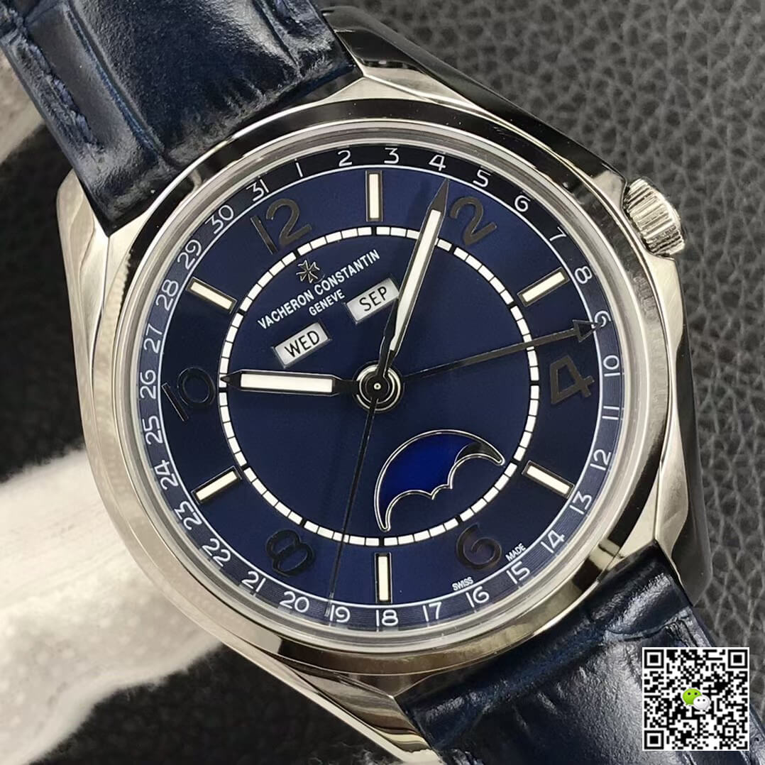 Replica Vacheron C0nstan1n FiftySix Day-Date 4000E/000A-B548 1:1 Best Edition ZF Factory Blue Dial