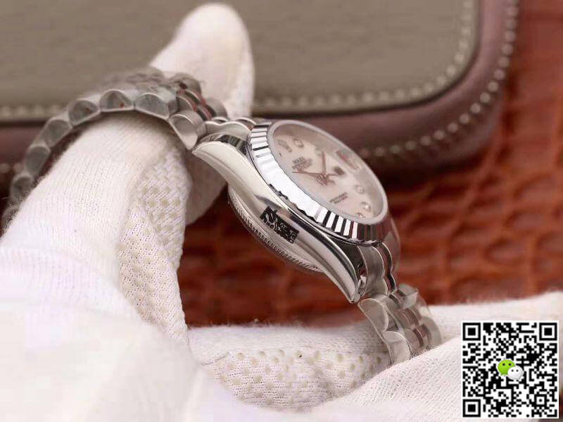 Replica R01ex Lady Datejust 28MM 1:1 Best Edition Swiss NH05 Movement White Dial