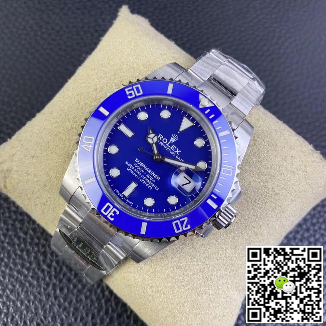 Replica R01ex Submariner 116619LB-97209 40MM 1:1 Best Edition Clean Factory V5 Blue Dial