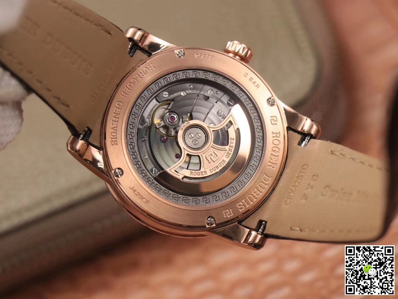 Replica Roger Dubuis Excalibur DBEX0537 1:1 Best Edition PF Factory Rose Gold Swiss ETA9015