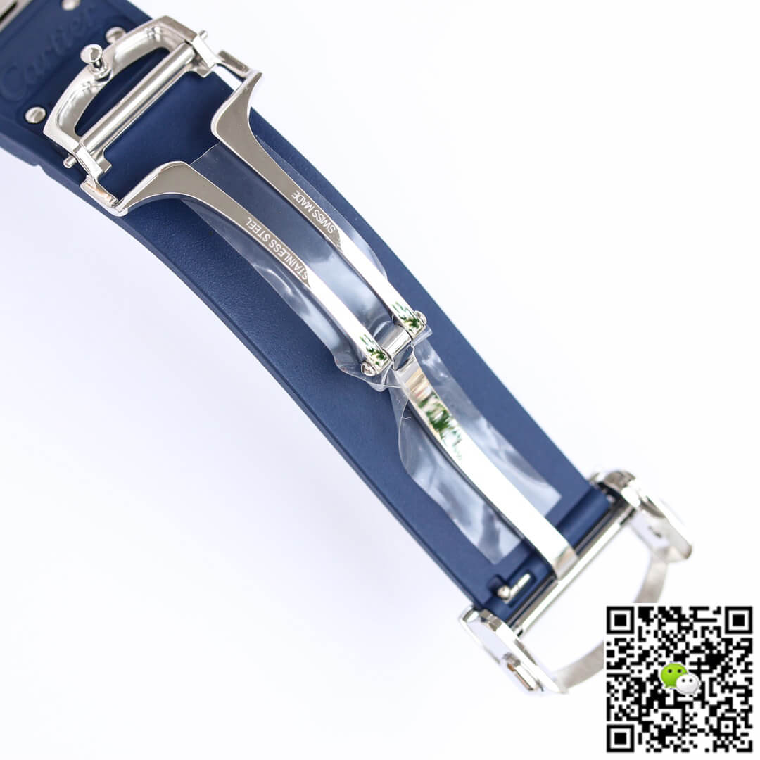 Ca*t1er Watch Rep Santos 1:1 Best Edition GF Factory Blue Dial