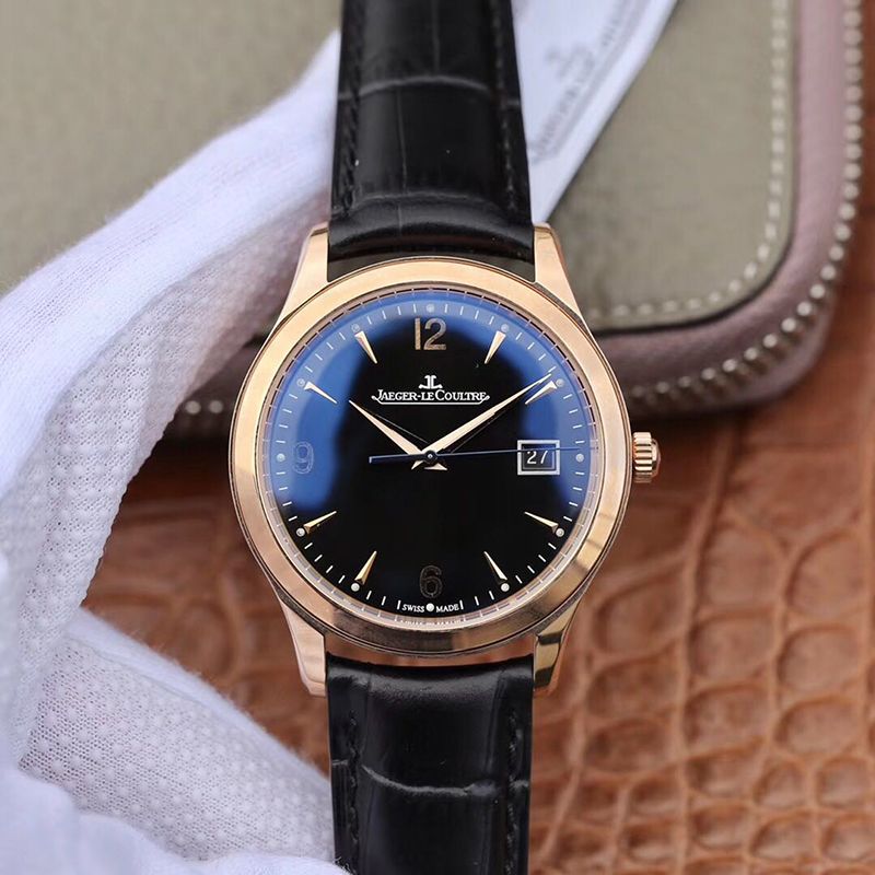 Replica Jaeger LeCoultre Master Control Date Q1542520 ZF Factory 1:1 Best Edition Swiss ETA9015 Black Dial