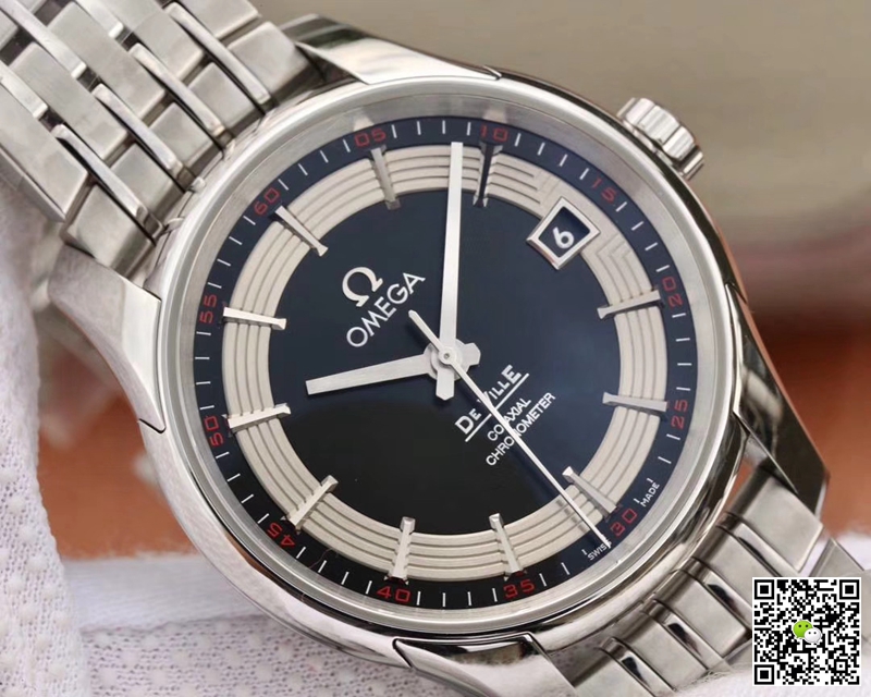 Replica 0me*ga De Ville 431.30.41.21.01.001 1:1 Best Edition VS Factory Black Dial Swiss ETA8500