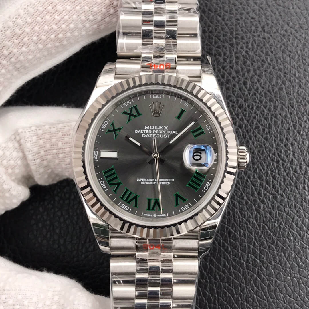Replica R01ex Datejust M126334-0022 1:1 Best Edition EW Factory Dark Grey Gial