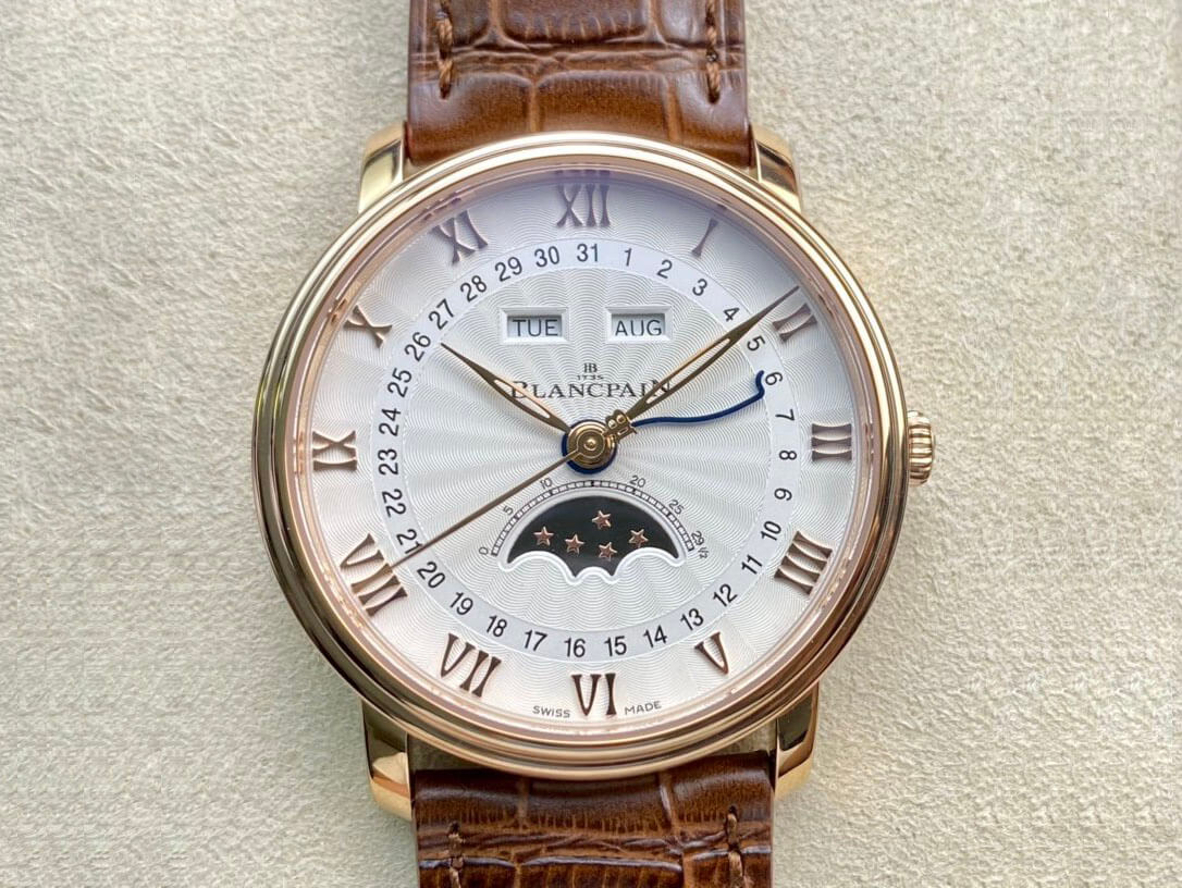 Replica Blancpain Villeret 6654 1:1 Best Edition OM Factory V3 Gold Case
