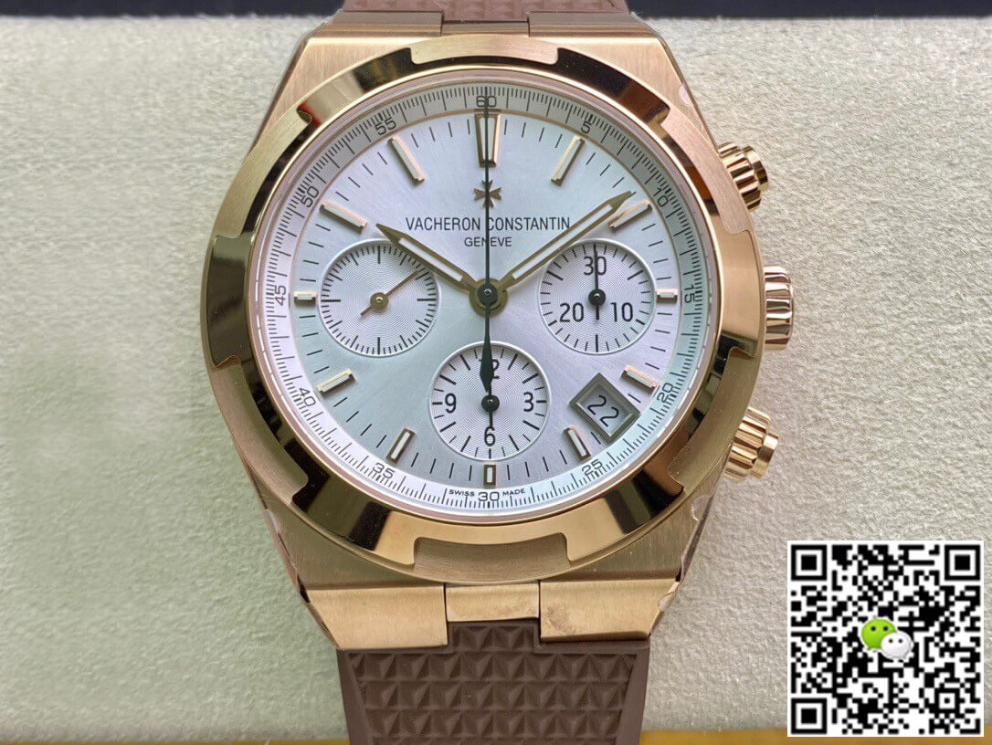 Replica Vacheron C0nstan1n Overseas 5500V 1:1 Best Edition 8F Factory Rubber Strap