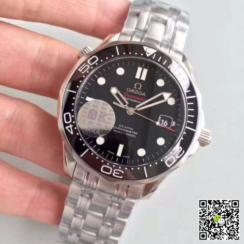 Replica 0me*ga Seamaster Diver 300M 212.30.41.20.01.003 MKS Factory 1:1 Best Edition Swiss ETA2824 black dial