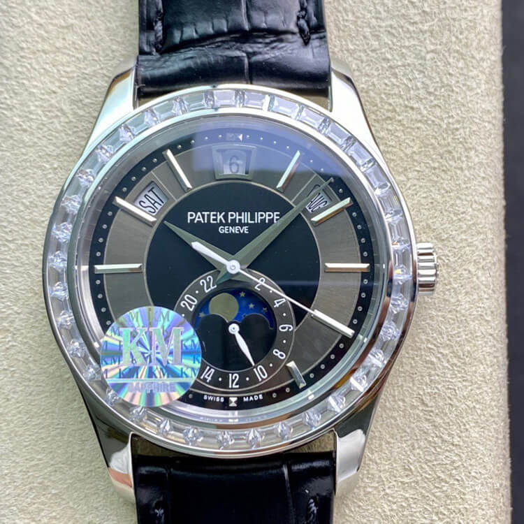 Replica Pat*k Phi1i*pe Grand Complications 5205G 1:1 Best Edition KM Factory D1am0nd Bezel