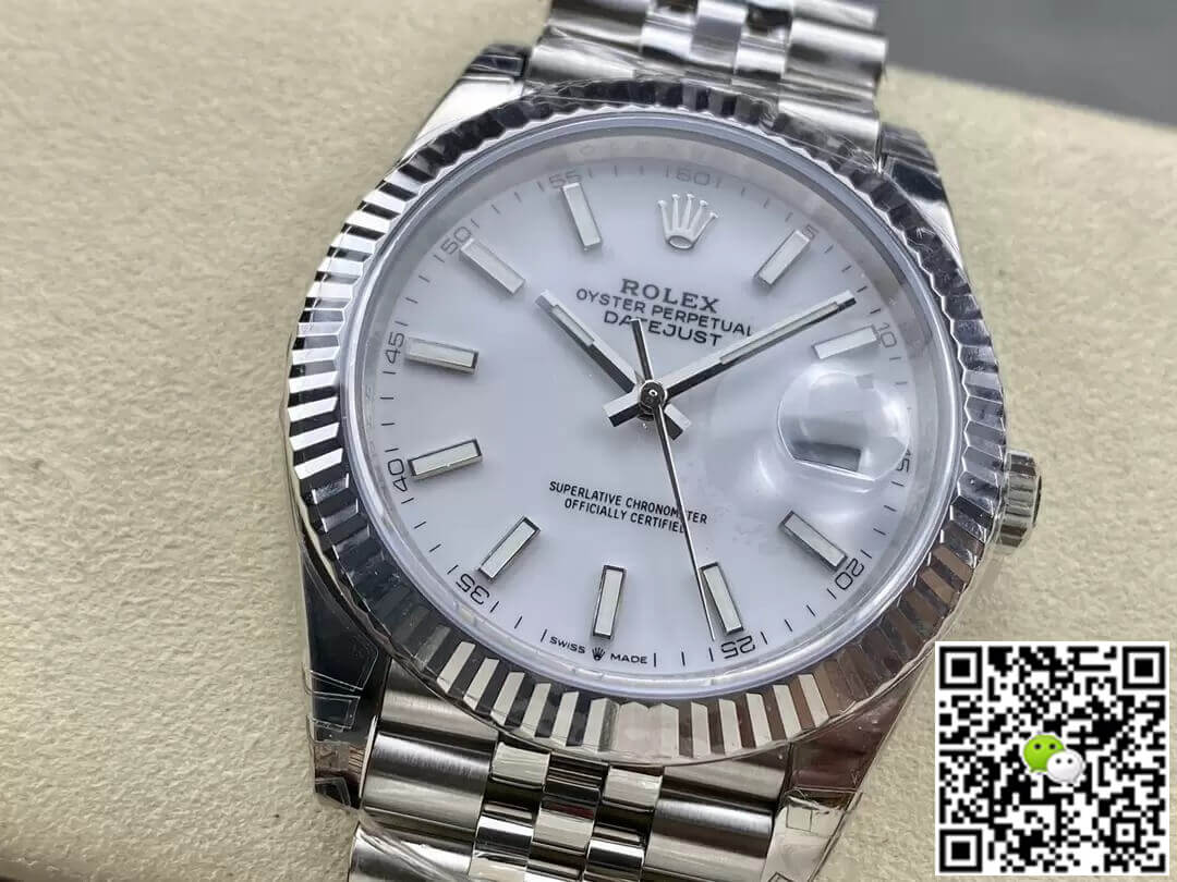 Replica R01ex Datejust M126334-0010 1:1 Best Edition VS Factory White Dial