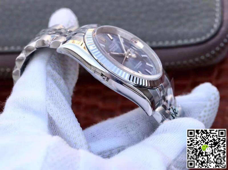 R01ex Dupe Datejust 36mm M126334-0002 1:1 Best Edition Swiss ETA3135 Blue Dial