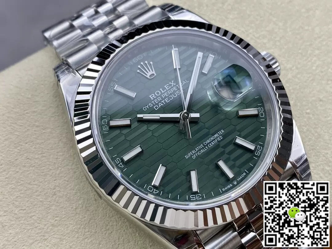 Replica R01ex Datejust M126334-0030 41MM 1:1 Best Edition VS Factory Green Dial
