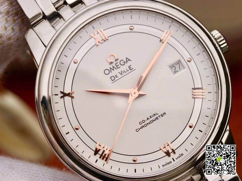 Replica 0me*ga De Ville Prestige 424.10.40.20.02.002 MKS Factory 1:1 Best Edition Swiss ETA9015 Silver Dial