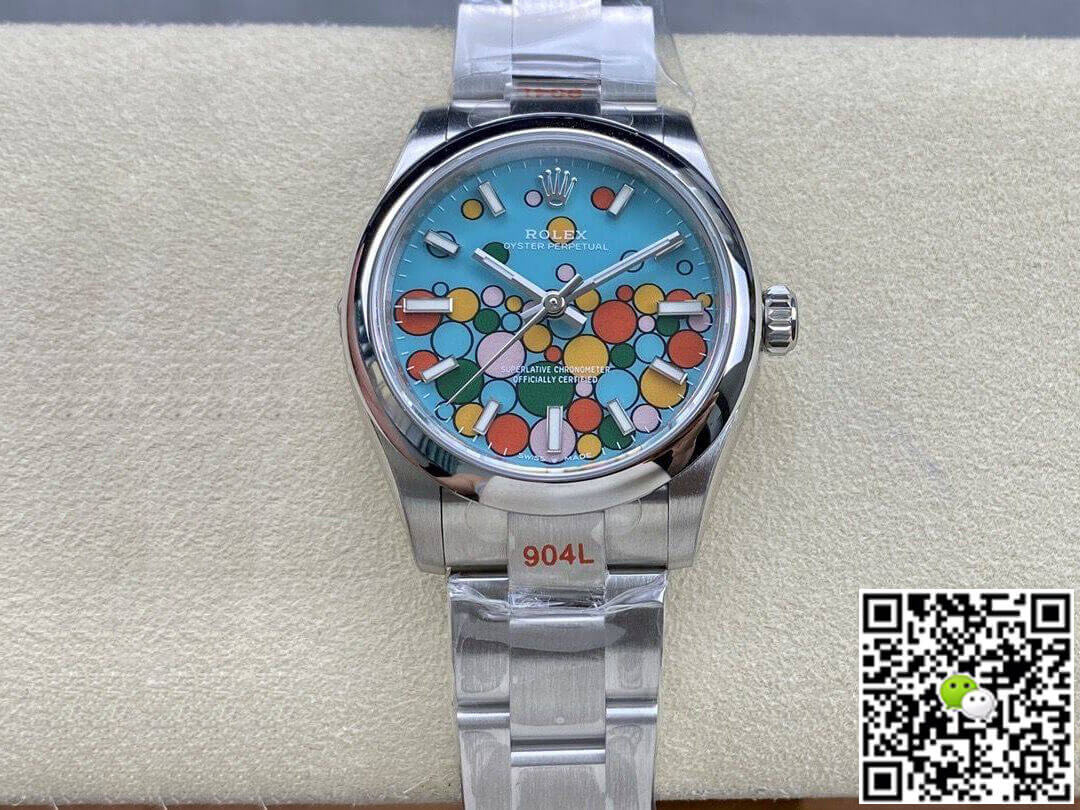 Replica R01ex Oyster Perpetual M277200-0010 31MM 1:1 Best Edition EW Factory Turquoise Blue Dial