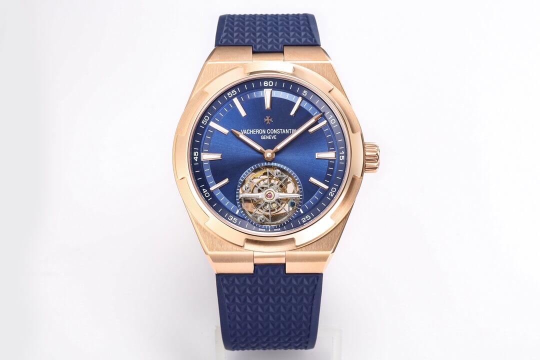 Replica Vacheron C0nstan1n Overseas Tourbillon 6000V/110R-B733 1:1 Best Edition BBR Factory Rubber Strap