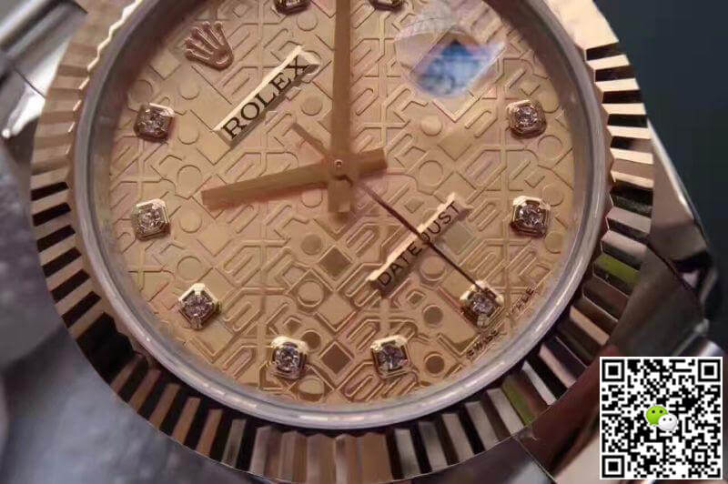 R01ex Dupe Datejust II 126333-13 1:1 Best Edition 18K Gold Dial Swiss ETA2836-2 Gold Wrapped