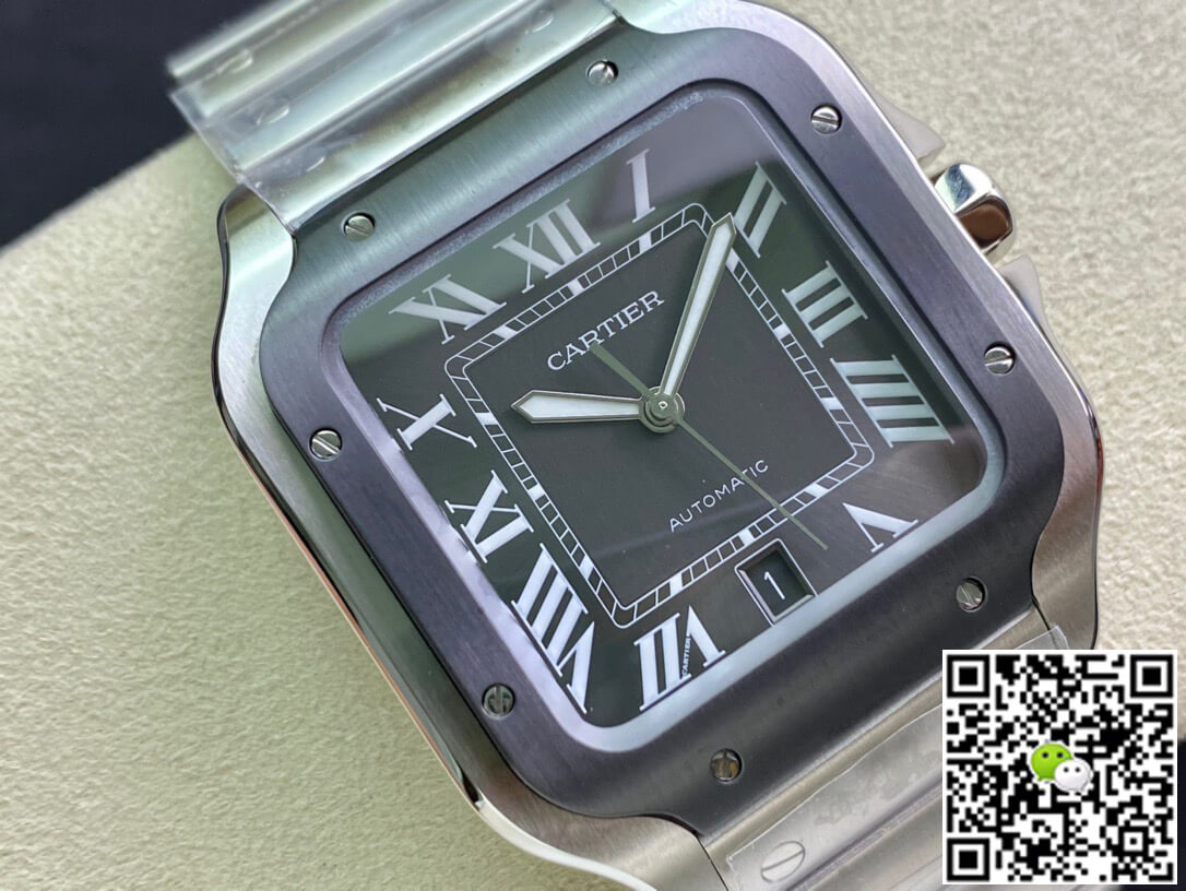 Ca*t1er Watch Rep Santos WSSA0037 1:1 Best Edition GF Factory V2 Gray Dial