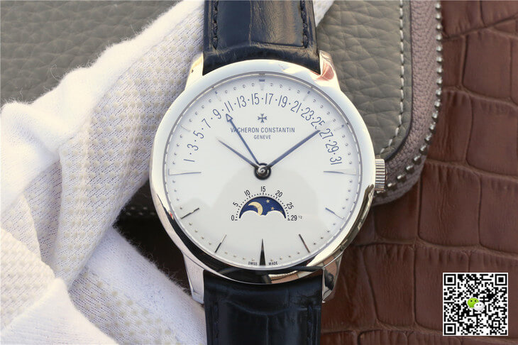 Vacheron C0nstan1n Replica Patrimony 4010U/000G-B330 1:1 Best Edition GS Factory White Dial