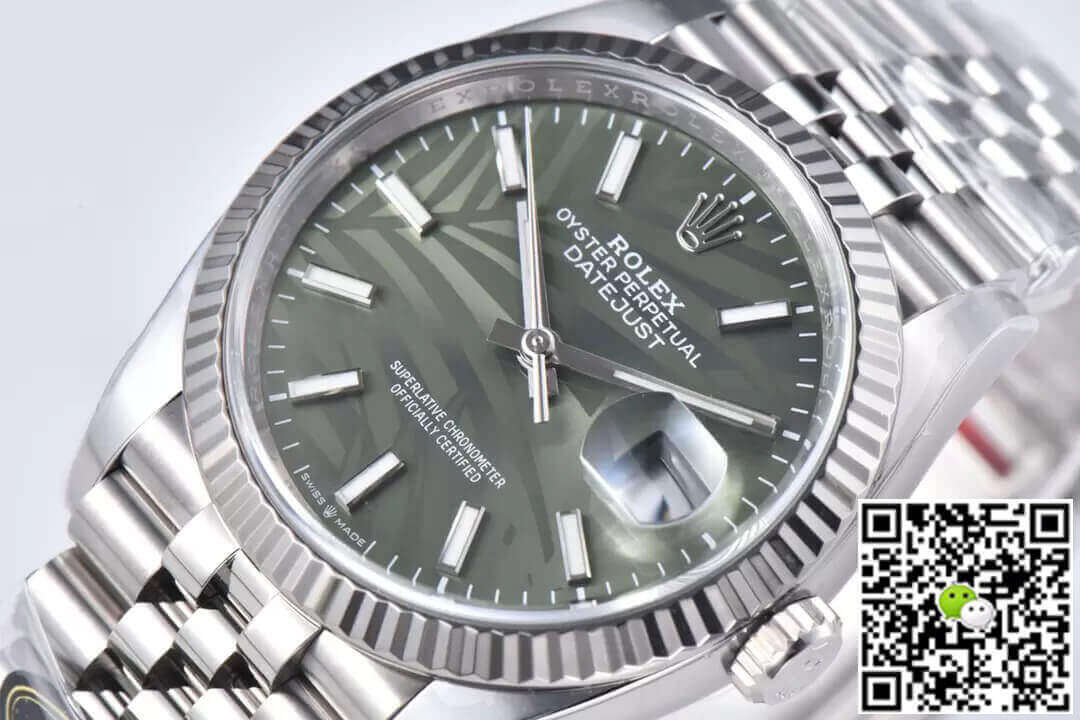 Replica R01ex Datejust M126234-0047 36MM 1:1 Best Edition Clean Factory Green Dial