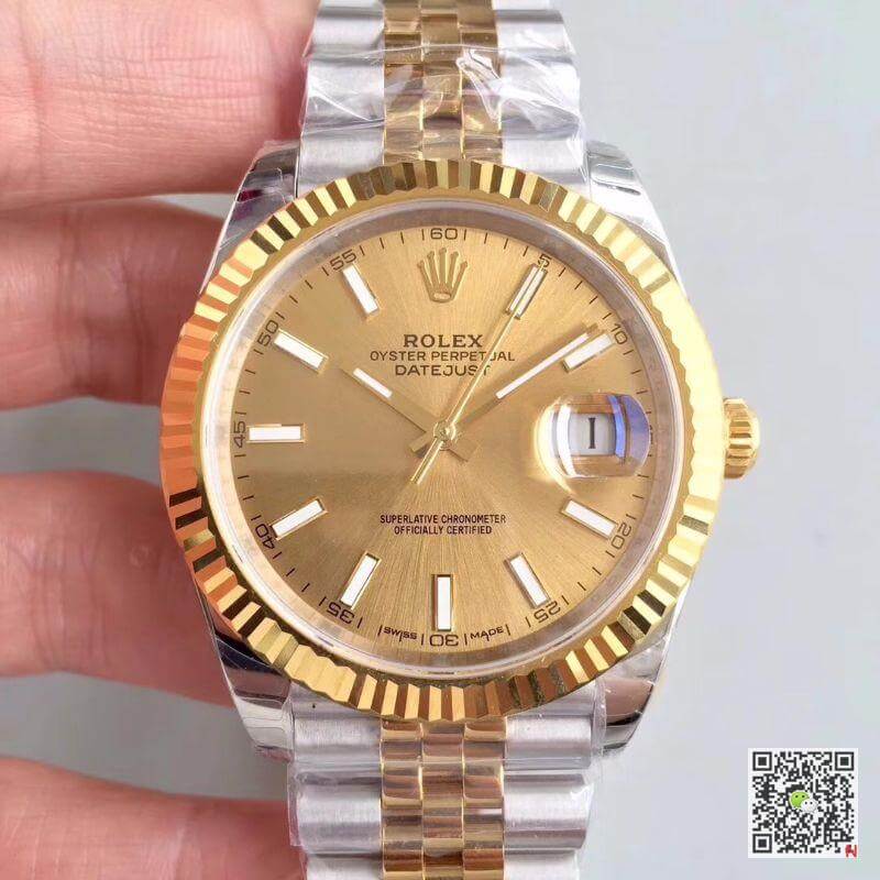 Replica R01ex Datejust 41 126333 1:1 Best Edition 904L Stainless Steel Jubilee Bracelet