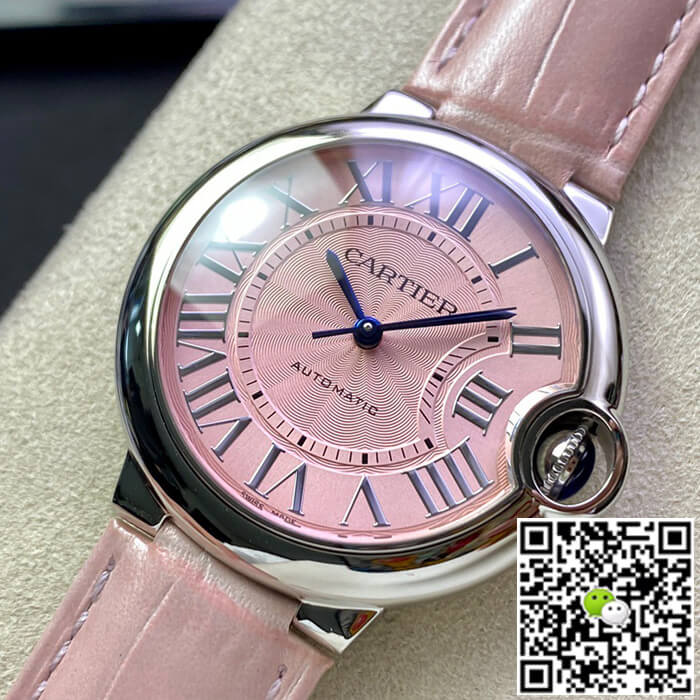 Replica Ballon Bleu De Ca*t1er 36MM WSBB0007 1:1 Best Edition 3K Factory Leather Strap