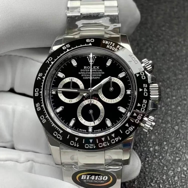Replica R01ex Daytona M116500LN-0002 1:1 Best Edition BT Factory Black Dial