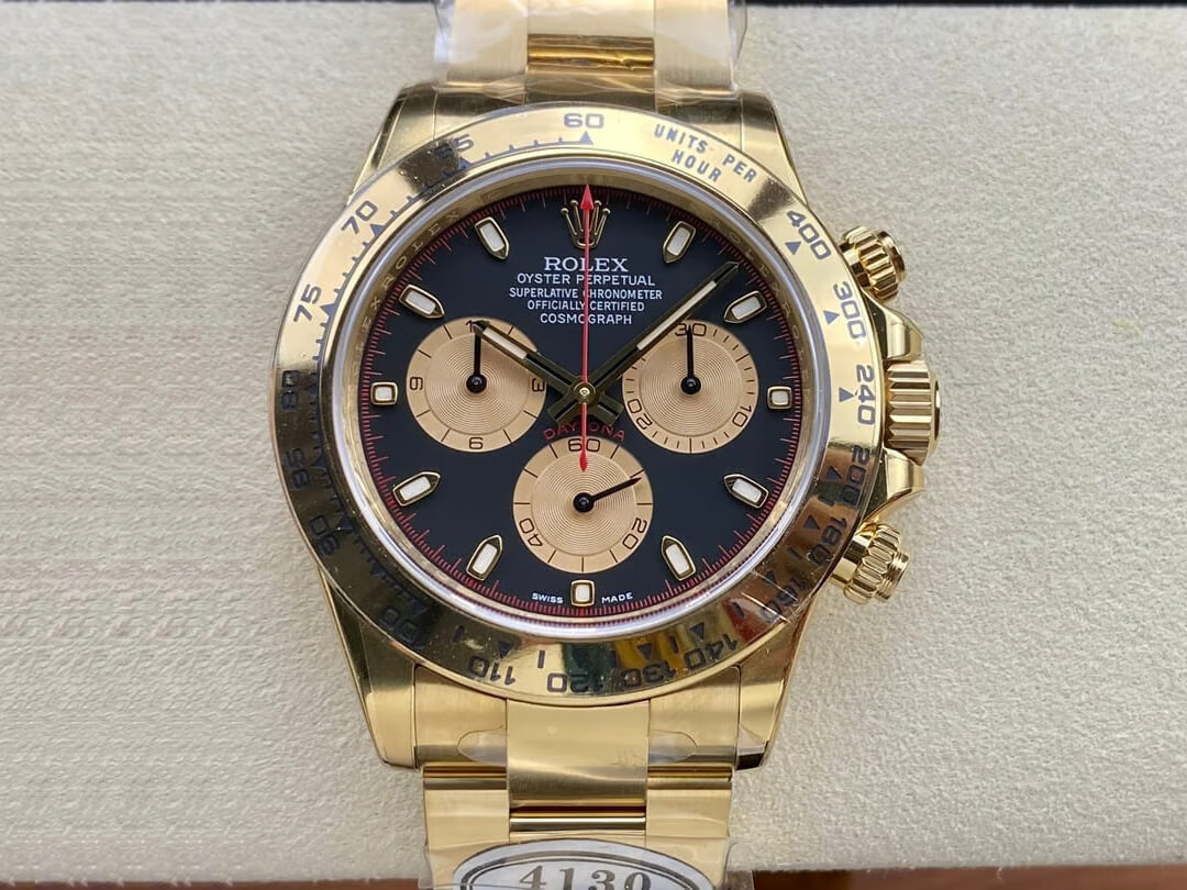 Replica R01ex Cosmograph Daytona M116508-0009 1:1 Best Edition Clean Factory Black Dial