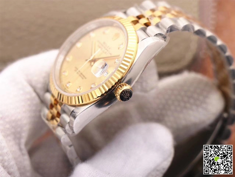 Replica R01ex Datejust M126233-0017 1:1 Best Edition Champagne Dial