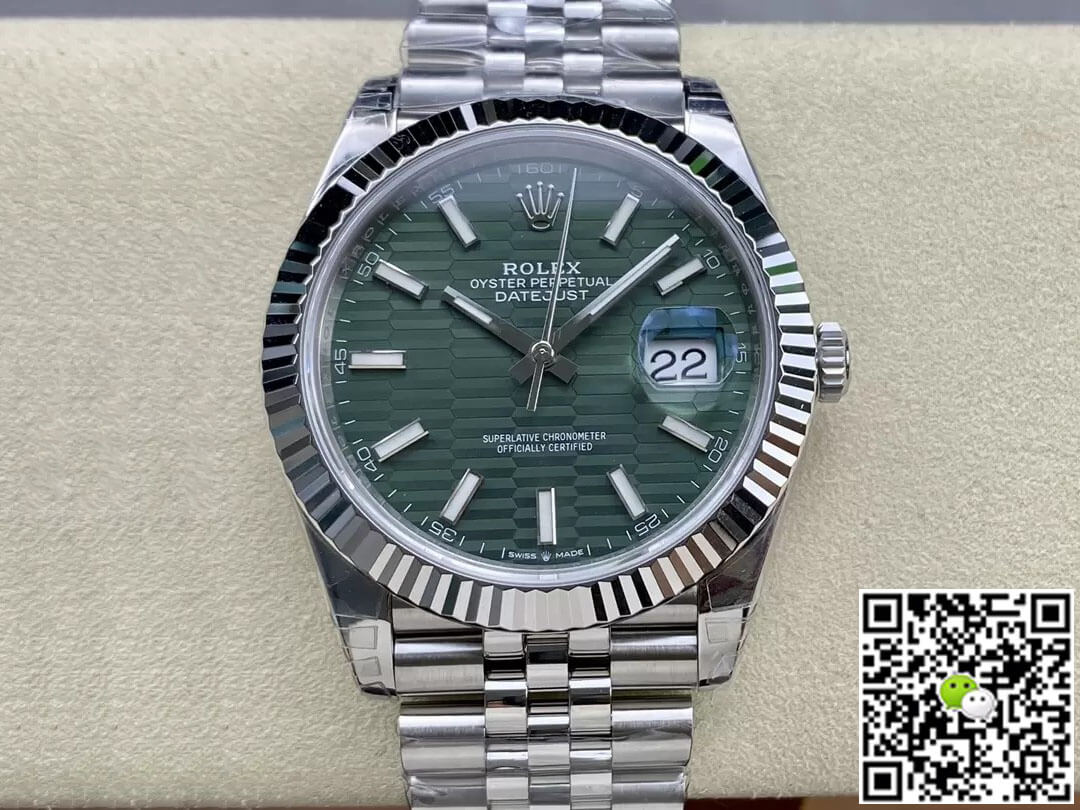 Replica R01ex Datejust M126334-0030 41MM 1:1 Best Edition VS Factory Green Dial