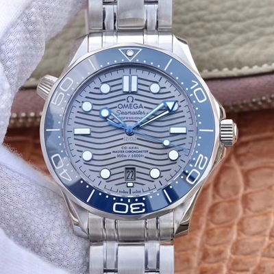 Replica 0me*ga Seamaster 210.30.42.20.06.001 1:1 Best Edition VS Factory Gray Dial Swiss ETA8800