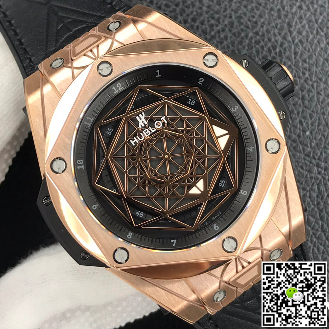 Replica Hublot Big Bang 415.OX.1118.VR.MXM17 1:1 Best Edition WWF Factory Gold Dial