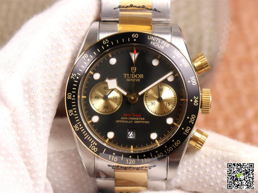 Replica Tudor Heritage Black Bay M79363N-0001 1:1 Best Edition TW Factory Gold Strap