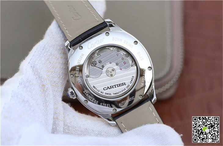 Replica Drive De Ca*t1er Moonphase WGNM0009 1:1 Best Edition Stainless Steel Black Dial