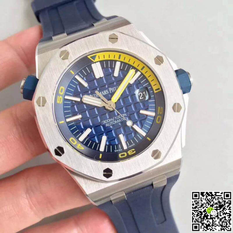 Replica Audemars P1g*et Royal Oak Offshore Diver 15710ST.OO.A027CA.01 JF Factory 1:1 Best Edition Swiss ETA3120