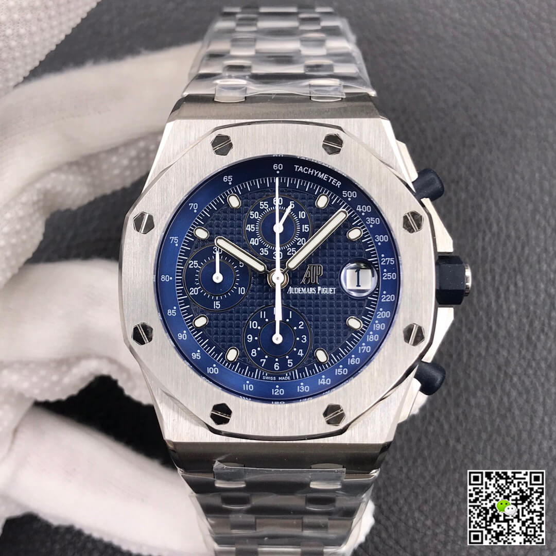 Replica Audemars P1g*et Royal Oak Offshore 26237ST 1:1 Best Edition JF Factory Blue Dial