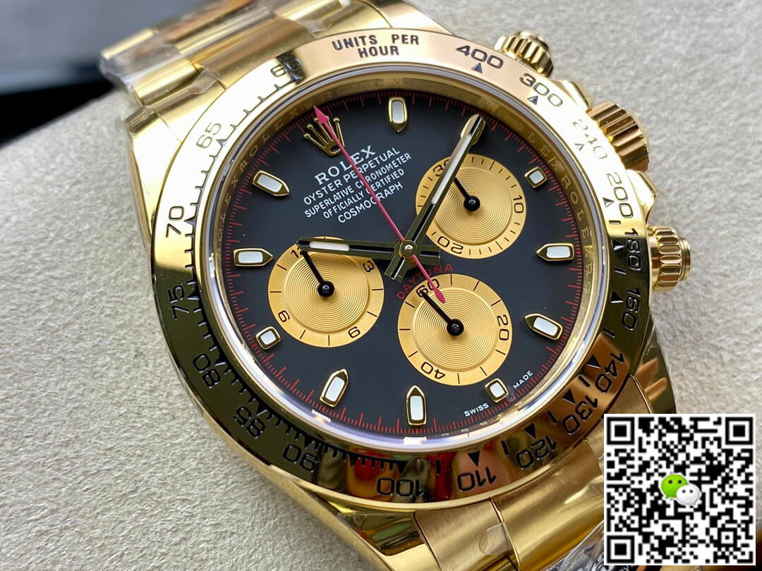 Replica R01ex Daytona M116508-0009 1:1 Best Edition BT Factory Yellow Gold