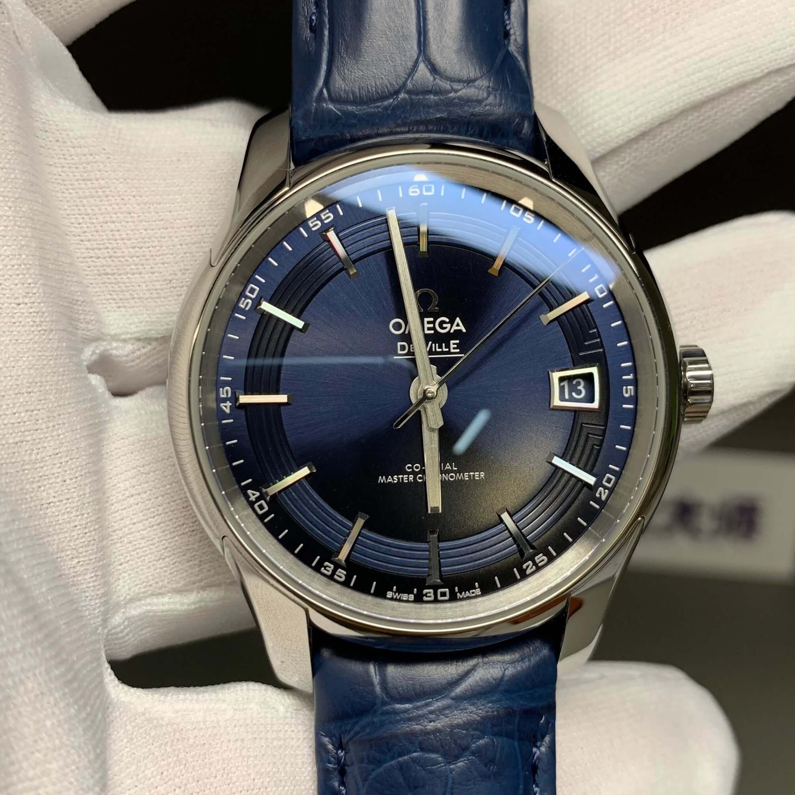 Replica 0me*ga De Ville 433.33.41.21.03.001 1:1 Best Edition VS Factory Blue Dial