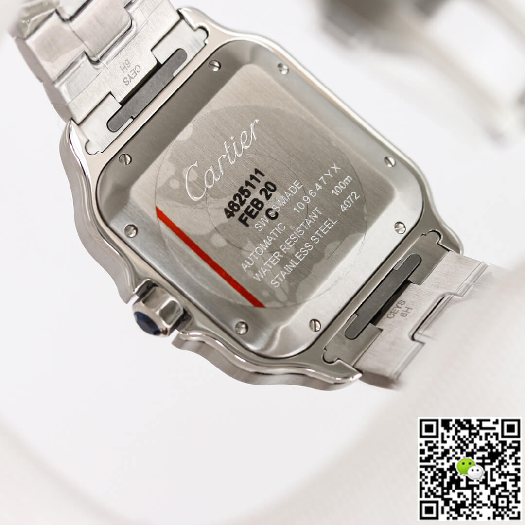 Ca*t1er Watch Rep Santos 1:1 Best Edition GF Factory Stainless Steel Strap