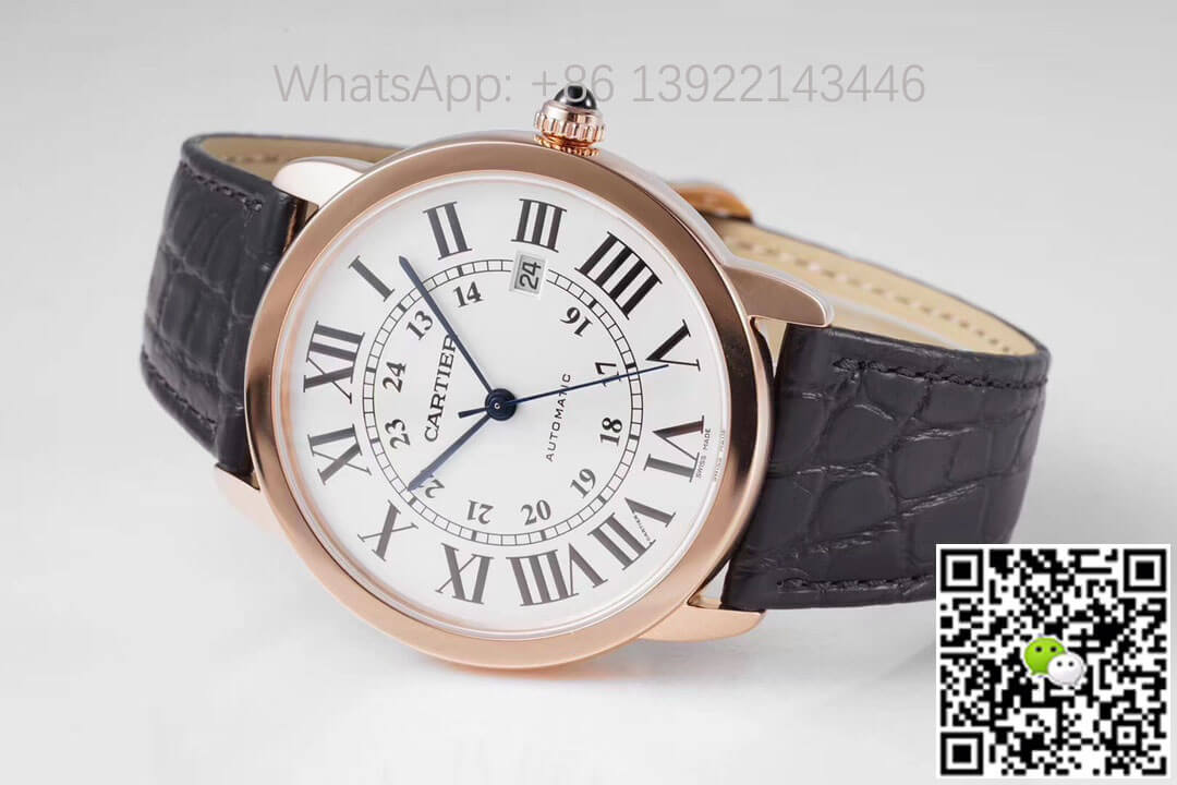 Replica RONDE DE Ca*t1er W6701009 1:1 Best Edition AF Factory White Dial