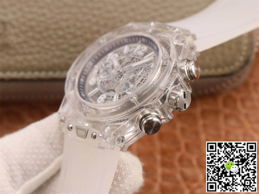 Replica Hublot Big Bang 411.JX.4802.RT 1:1 Best Edition White Transparent Dial