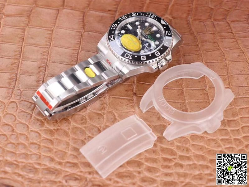 Replica R01ex GMT Master II 116710LN-78200 1:1 Best Edition Noob Factory V11 Black Dial Swiss ETA3186