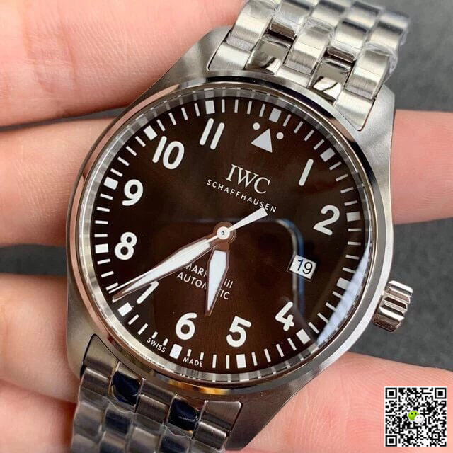 Replica IWC Pilot IW327013 1:1 Best Edition V7 Factory Brown Dial