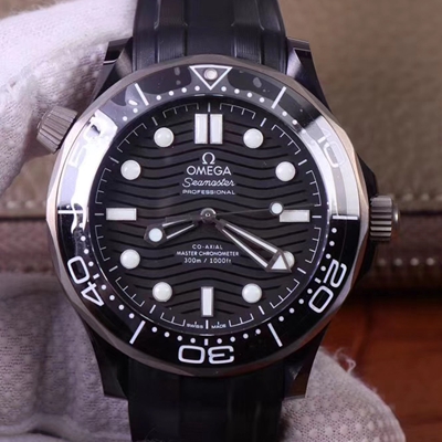 Replica 0me*ga Seamaster 210.92.44.20.01.001 1:1 Best Edition VS Factory Black Ceramic Swiss ETA8806