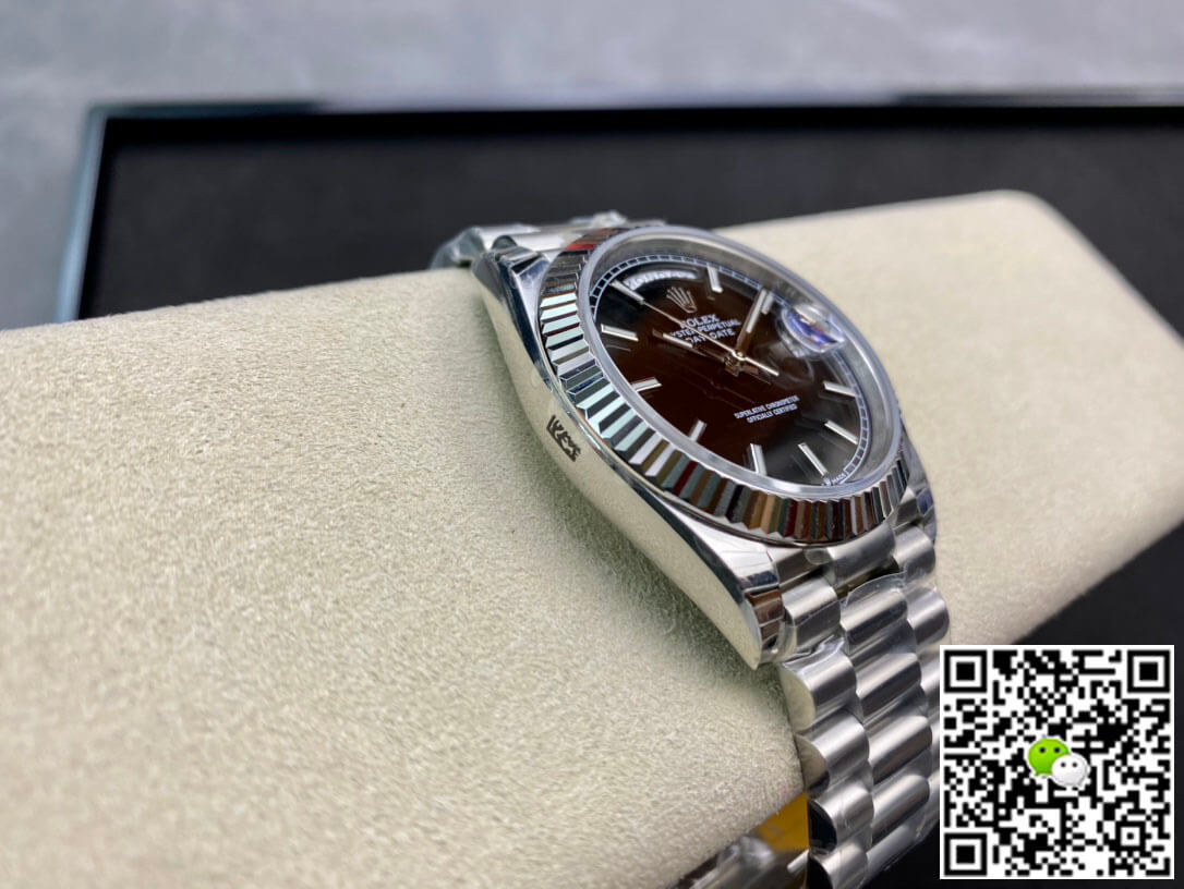 Replica R01ex Day Date M228236-0003 1:1 Best Edition EW Factory Black Dial