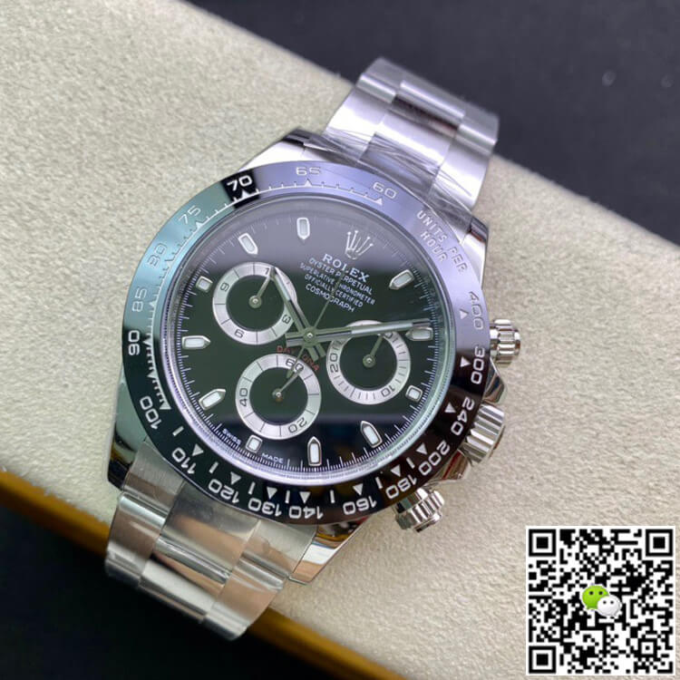 Replica R01ex Cosmograph Daytona M116500LN-0002 1:1 Best Edition Clean Factory Black Dial