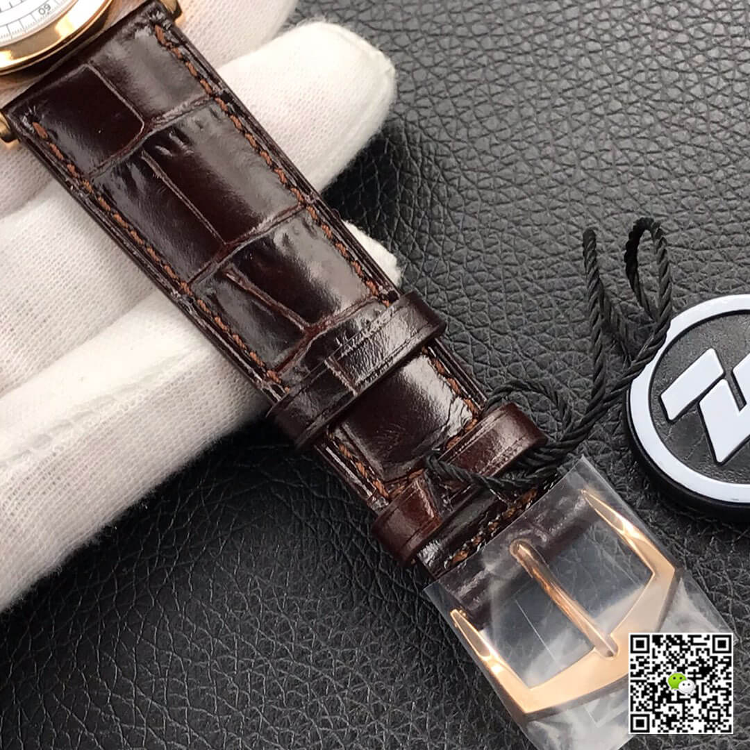 Replica Pat*k Phi1i*pe Calatrava 5296R-001 1:1 Best Edition ZF Factory Rose Gold White Dial