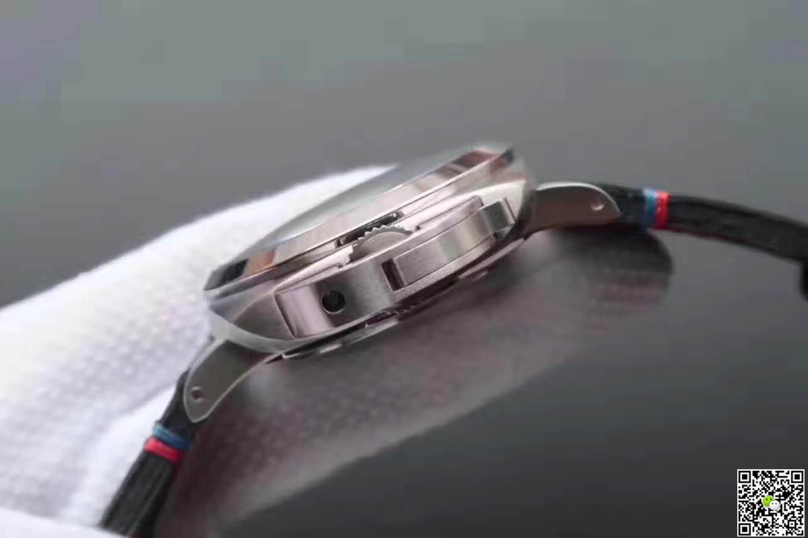 Pa*e*a1 Replica Luminor Marina 1950 PAM727 ZF Factory 1:1 Best Edition Swiss ETA P9010 Black Leather Strap