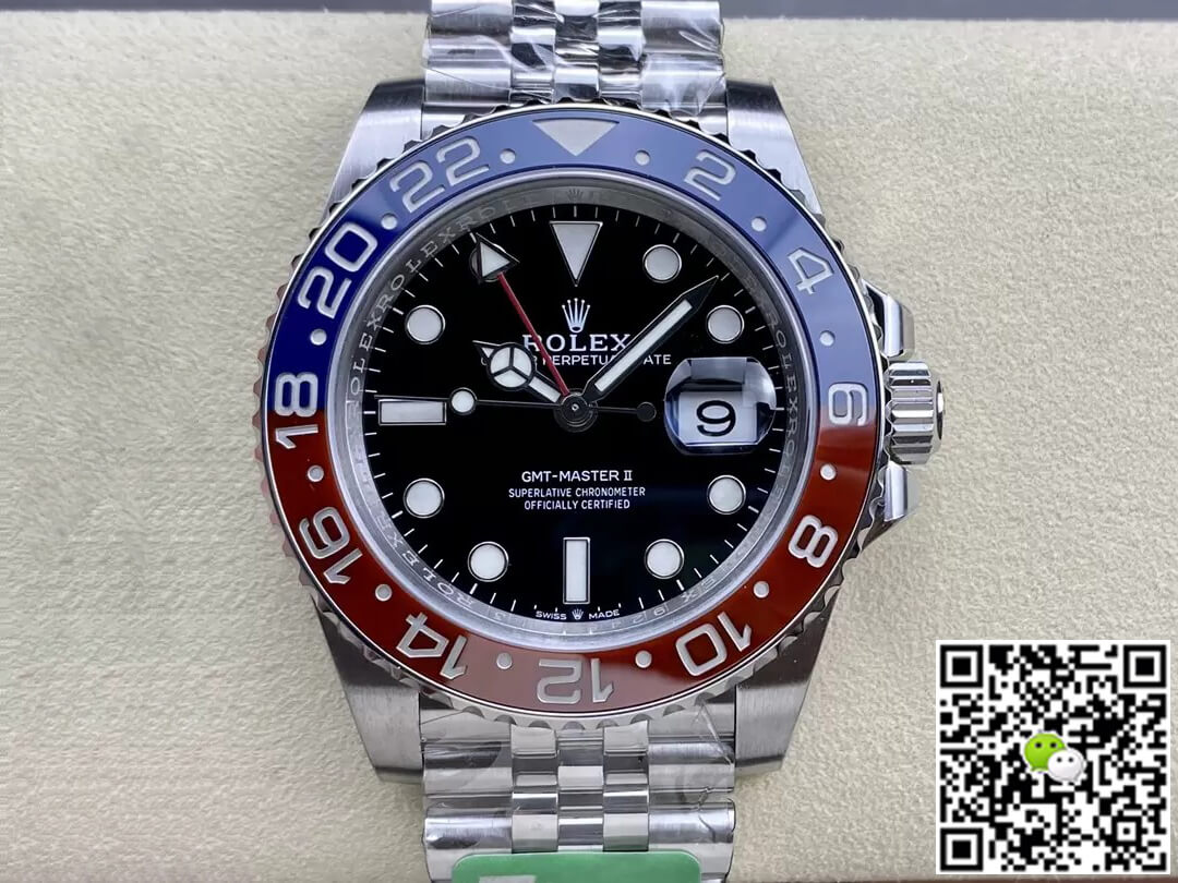 Replica R01ex GMT Master II M126710BLRO-0001 1:1 Best Edition C+ Factory Steel Strap