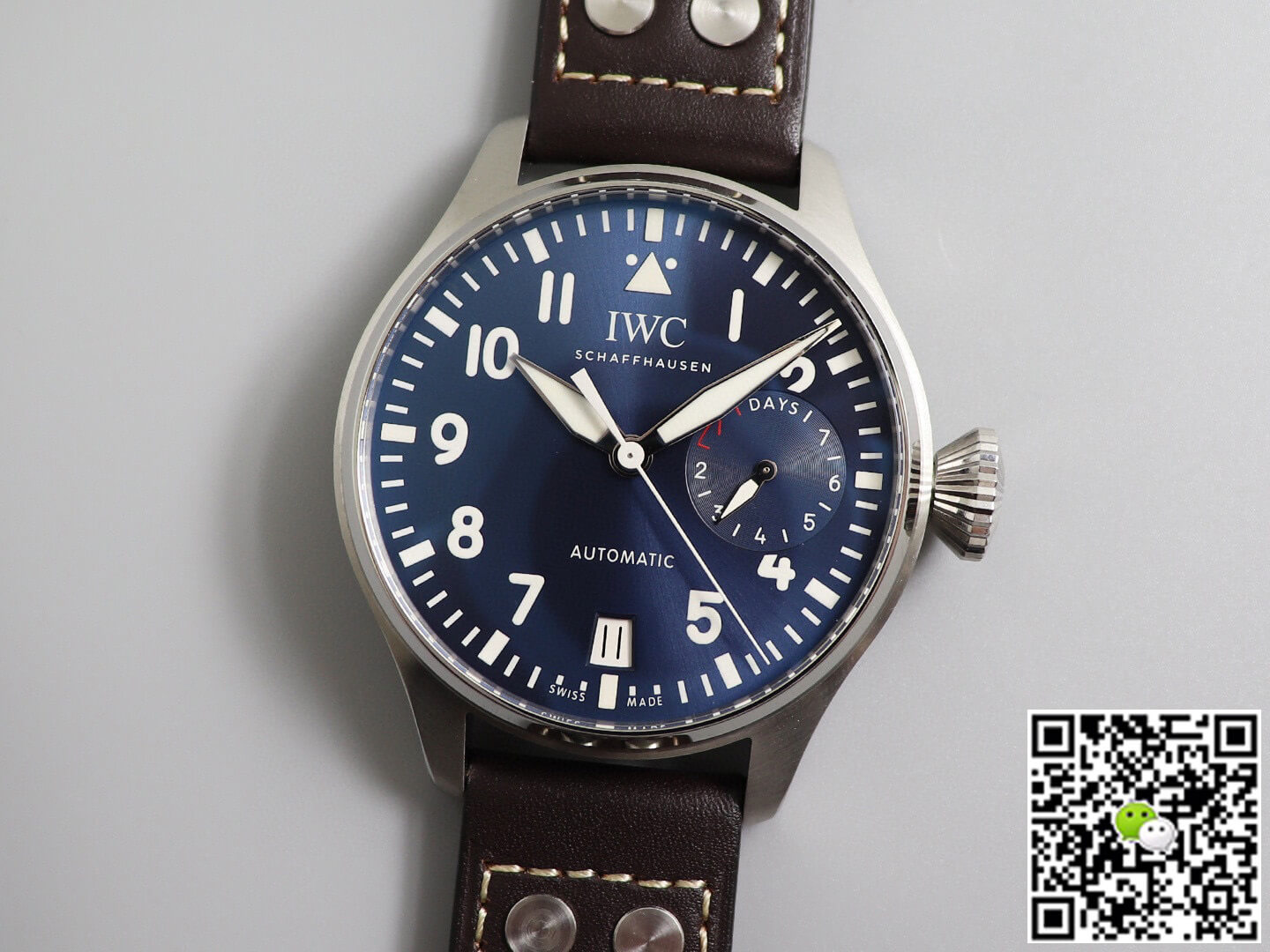 Replica IWC Pilot IW501002 1:1 Best Edition ZF Factory Blue Dial